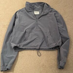 Abercrombie cropped active sweatshirt